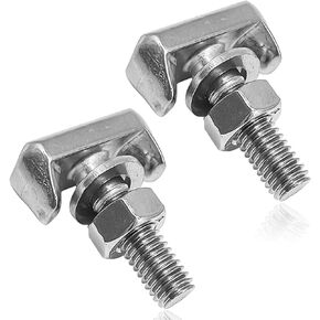 2 Pcs Battery Terminal T-Bolt, Car Battery Cable Extender Bolt Screw, Compatible with Chevy BMW GMC Volkswagen, 6X0915138 61128373946 64740 19116852