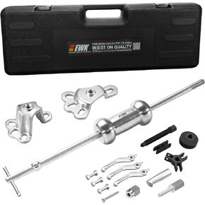EWK 9-Way Axle Puller Slide Hammer Bearing Remover Set for Front Wheel Hub, Rear Axle Shaft, Bushing, Pulley & Bearing