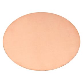 uxcell Pure Copper Sheet, 6" x 0.04" 18 Gauge T2 Copper Metal Round Plate for Crafts, Electrical Repairs