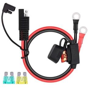 20A/30A/40A SAE Connector, 10AWG SAE Battery Connector, Ring Terminal Harness Accessory Cable