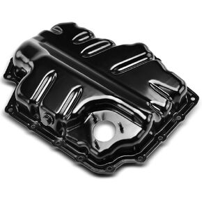 A-Premium Lower Engine Oil Pan Sump with Drain Plug Compatible with Volkswagen Jetta 2013-2021, Golf 2019-2021, Golf SportWagen 2019, 1.4L