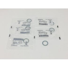 Subaru 2011 to 2018 Oil Pan Crush Washers 16mm 803916010 Genuine Plug Lot of 6