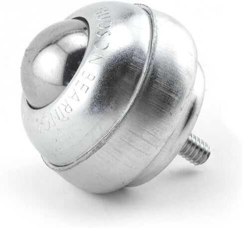 SBT-1 كرة نقل مثبتة على كأس عميق، فولاذ كربوني، قطر 1 بوصة، سعة تحميل 75 رطل، جذع خيط 1/4 بوصة (علبة مكونة من 10) in Kuwait