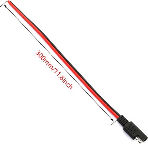 DGZZI 1PC 14AWG SAE Extension Cord SAE to SAE Extension Cable Quick Disconnect Wire Harness SAE Connector 100cm in Saudi Arabia