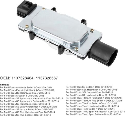 Engine Cooling Module, Engine Cooling Fan Control Module Unit, Fit For For Focus Ambiente Sedan 4 Door 1137328464, 1137328567 in Saudi Arabia