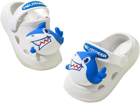 Drecage Kids Clogs Garden Shoes Girls Boys Lightweight Beach Pool Shower Slip On Toddler Slippers Cartoon Children Summer Sandals(Toddler/Little Kids) in Saudi Arabia