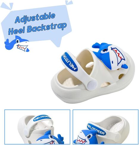 Drecage Kids Clogs Garden Shoes Girls Boys Lightweight Beach Pool Shower Slip On Toddler Slippers Cartoon Children Summer Sandals(Toddler/Little Kids) in Saudi Arabia
