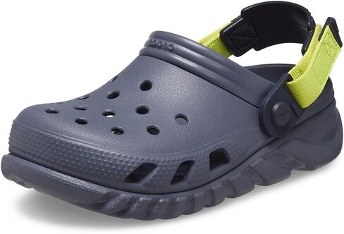 Crocs Unisex-Child Duet Max Ii Clog, Storm, 4 Big Kid in Saudi Arabia