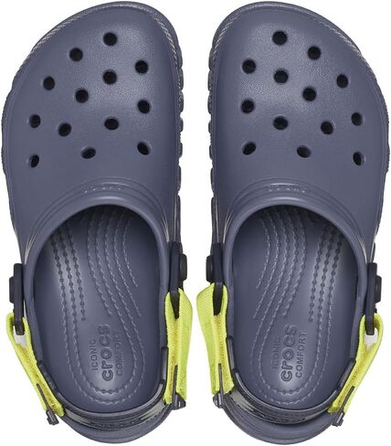 Crocs Unisex-Child Duet Max Ii Clog, Storm, 4 Big Kid in Saudi Arabia