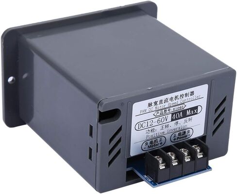 DC Motor Speed Controller, DC 12-60V 40A PWM Brush Motor Speed Controller CCW Reversible Switch Motor Controller, PWM Speed Control, Support Forward Reverse Rotation Control in Saudi Arabia