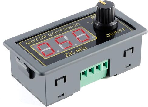 ZK-MG PWM Motor Speed Controller LED Digital Display Adjustable Signal Generator Driver Module 5V 12V 24V DC Motor Governor High Precision Speed Regulator with Shell in Saudi Arabia