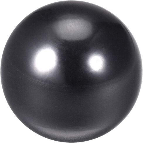 uxcell Thermoset Ball Knob M8 Female Threaded Machine Handle 30mm Diameter Smooth Rim Black in Saudi Arabia