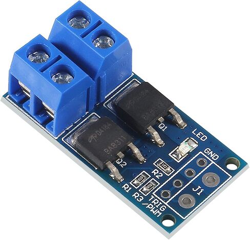 10PCS DC 5V-36V 15A (Max 30A) 400W Dual High-Power MOS Transistor Driving Controller Module, MELIFE FET Trigger Switch Drive Board 0-20KHz PWM Electronic Switch Control Board Speed Control in Saudi Arabia