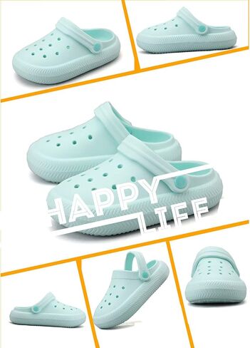 Kids Clogs Toddler Garden Slip On Water Shoes,Beach Slipper for Boys and Girls in Kuwait