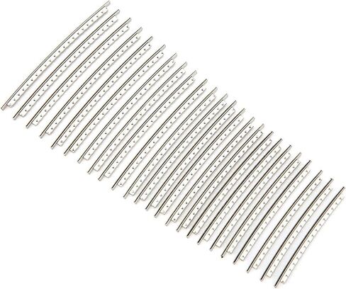 Guitar Frets Wire, Stainless Steel Fretwire Set for Electric Guitar Bass Guitar Fingerboard (2.7mm Width 22 Frets) in Saudi Arabia