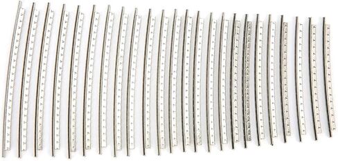 Guitar Frets Wire, Stainless Steel Fretwire Set for Electric Guitar Bass Guitar Fingerboard (2.7mm Width 22 Frets) in Saudi Arabia