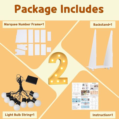 imprsv 3FT سرادق أرقام زخارف حفلات التخرج 2024، 3FT سرادق تضيء أرقام 24 لديكورات التخرج فئة 2024 (مشروع DIY) in Kuwait