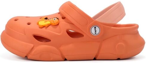 UPSOLO Boys Girls Clogs Kid's Garden Shoes Cute Cartoon Slides Sandals Slip-on Lightweight Indoor Outdoor Beach Water Shower Pool Slipper Children in Saudi Arabia