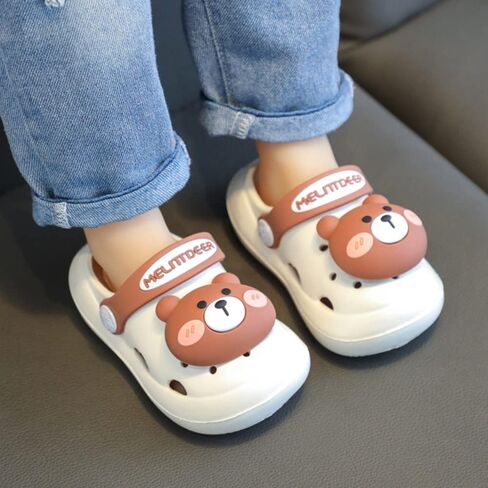 NW Kids قباقيب لطيفة أحذية الحديقة للأطفال الصغار الأولاد والبنات شباشب ناعمة من مادة إي في إيه مضادة للانزلاق للاستخدام الداخلي والخارجي مقاومة للماء للأطفال وصنادل حمام السباحة والشاطئ in Kuwait