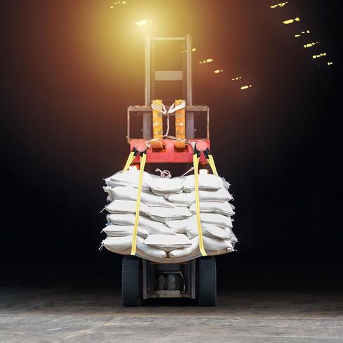 12 Pcs Lift Sling Straps Bulk 1"x 8' Heavy Duty Polyester Lifting Slings Web Winch Crane Tow Strap with 2 Loops 3300lbs Vertical 2640lbs Choker 6600lbs Basket for Vehicle Construction Trailer in Saudi Arabia