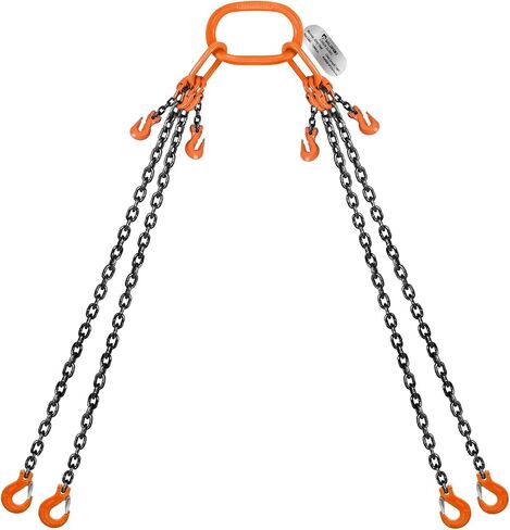 Lift Chain Sling with Hooks 10Ft 4 Way x 5/16 inch 11000lbs 5 Ton for Chains Lifting in Kuwait