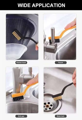 3 Pack Rust Remover Brass Brush, Small Wire Brush Brass Wire Brush, Brass Brushes for Cleaning, Brass Brush Tool Rust Remover for Metal (Brass Steel Nylon) in Saudi Arabia