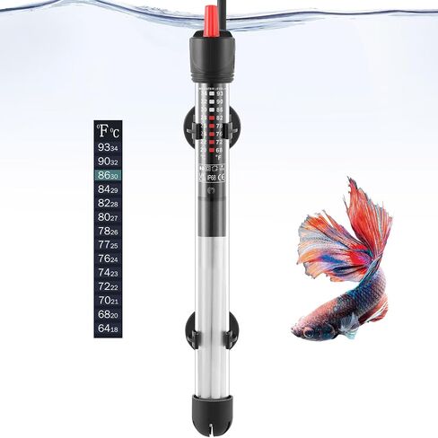 FEDOUR 50W 100W 300W Submersible Glass Heater for 5‑70 Gallon Aquariums in Saudi Arabia