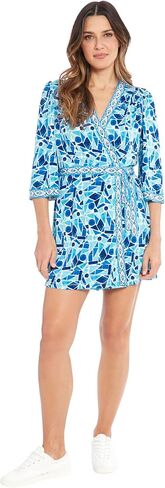 London Times womens Casual Mini Romper for Women | Short Summer Style | Faux Wrap Rompers for Women in Saudi Arabia