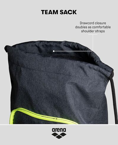 ARENA Unisex Adult Pool Team Allover Gym Sack with Front Pocket Swim Gear Drawstring Bag Equipment Backpack Tote Sack Pack, Starfish in Saudi Arabia