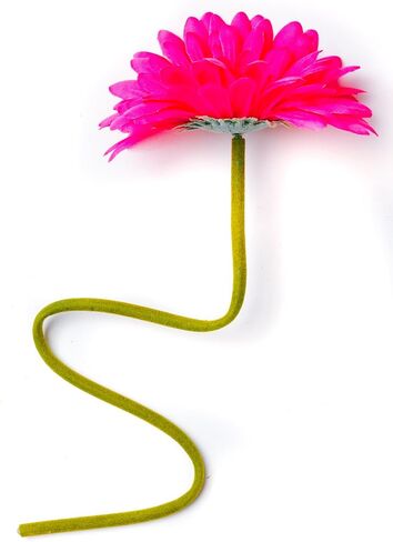 CraftMore Blue Colored Gerbera Daisy Stems 14 Inch Set of 12 in Saudi Arabia