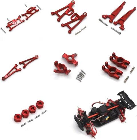 Metal Replacement Accessories for Hyper Go H14bm Mjx 14210 14209,1/14 Brushless Rc Cars Aluminum Upgrade Spare Part (Front Arms) in Saudi Arabia