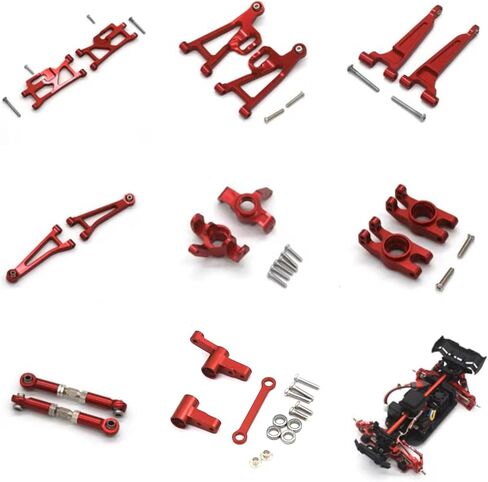 Metal Replacement Accessories for Hyper Go H14bm Mjx 14210 14209,1/14 Brushless Rc Cars Aluminum Upgrade Spare Part (Front Arms) in Saudi Arabia