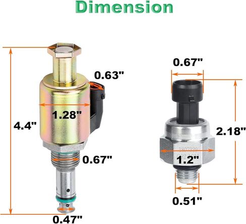 7.3 IPR Valve Injector Pressure Regulator & ICP Control Sensor with Pigtail Compatible with Ford F250 F350 F450 F550 Super Duty F650 F750 E350 E450 E550 Excursion Replace OE # F81A9C968AA in Saudi Arabia