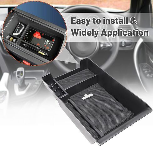 RED WOLF Center Console Organizer Tray Armrest Container Storage Box Glove Pallet Replacement For 2014-2017 BMW X5 F15 F16, X6 2019 AT Only in Saudi Arabia