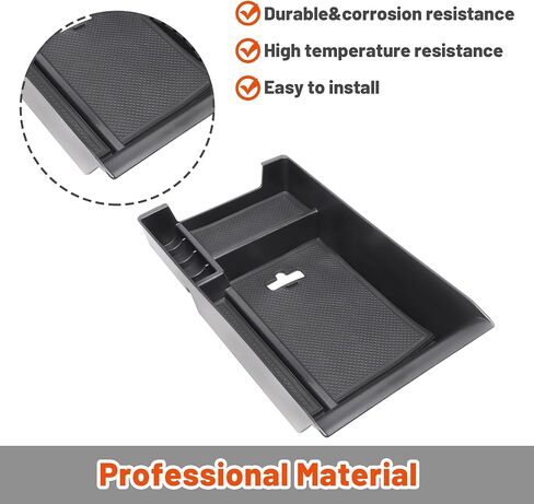 RED WOLF Center Console Organizer Tray Armrest Container Storage Box Glove Pallet Replacement For 2014-2017 BMW X5 F15 F16, X6 2019 AT Only in Saudi Arabia