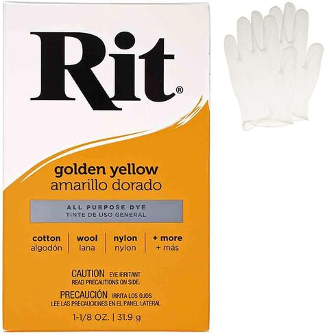 All Purpose Concentrated Rit Dye Powder with Plastic Gloves for Clothing, Décor, and Crafts – Color Remover (1 Pack) in Saudi Arabia