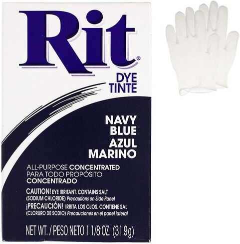 All Purpose Concentrated Rit Dye Powder with Plastic Gloves for Clothing, Décor, and Crafts – Color Remover (1 Pack) in Saudi Arabia