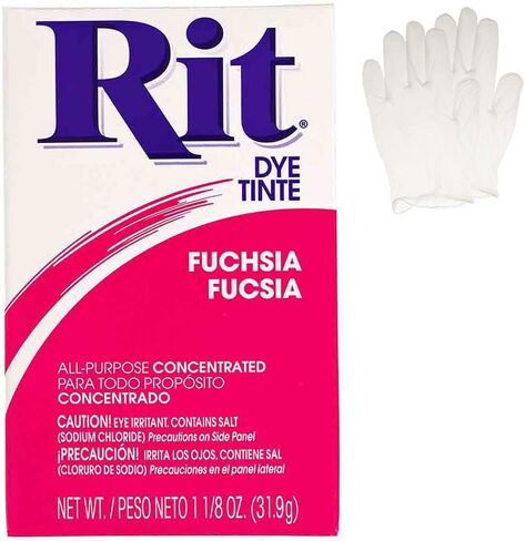 All Purpose Concentrated Rit Dye Powder with Plastic Gloves for Clothing, Décor, and Crafts – Color Remover (1 Pack) in Saudi Arabia