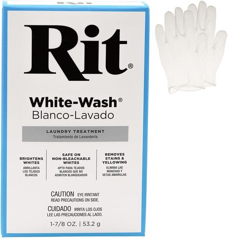 All Purpose Concentrated Rit Dye Powder with Plastic Gloves for Clothing, Décor, and Crafts – Color Remover (1 Pack) in Saudi Arabia