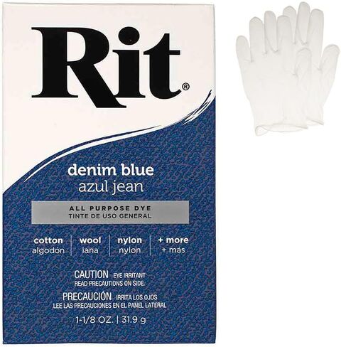 All Purpose Concentrated Rit Dye Powder with Plastic Gloves for Clothing, Décor, and Crafts – Color Remover (1 Pack) in Saudi Arabia