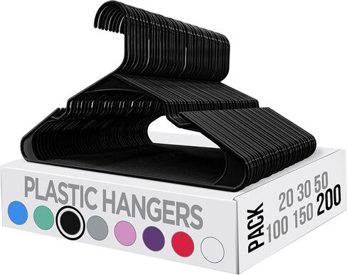 Utopia Home Clothes Hangers 30 Pack - Plastic Hangers Space Saving - Durable Coat Hanger with Shoulder Grooves (Aqua) in Saudi Arabia