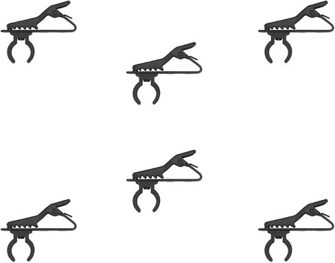 (6 packs) Foam Windscreen & Lapel Clips, BOYA Microphone Replacement Kit for Lapel Lavalier Microphone, Lav Microphone Accessories in Saudi Arabia