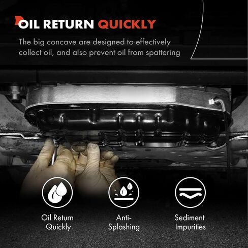 A-Premium Lower Engine Oil Pan Sump with Drain Plug & Gasket Compatible with Nissan Altima 2002-2006 2.5L, Sentra 2002-2006 2.5L in Saudi Arabia