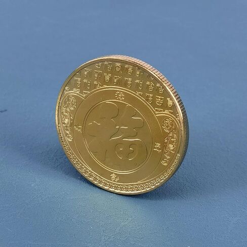 نعمة أسماك كوي غنية ولديها فائض من الثروة، أداة خدش تذكرة اليانصيب - عملة تحدي سحر الحظ السعيد الصينية in Kuwait