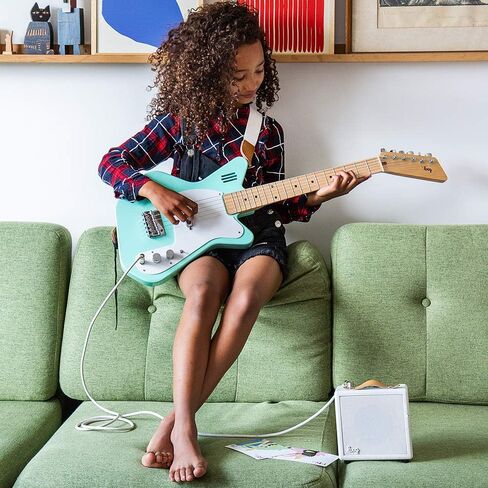 Loog Pro VI Electric kids real guitar for Beginners Ages 9+ Learning app & lessons included in Saudi Arabia