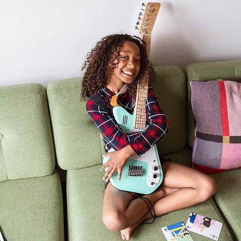 Loog Pro VI Electric kids real guitar for Beginners Ages 9+ Learning app & lessons included in Saudi Arabia