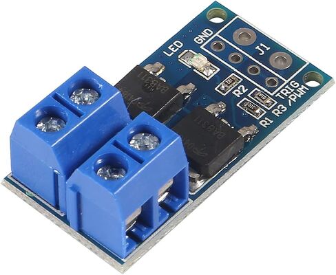 10pcs DC 5V-36V 15A 400W Dual High Power MOS Transistor Driving Module FET Trigger Switch Drive Board 0-20KHz PWM Motor Speed Controller in Saudi Arabia