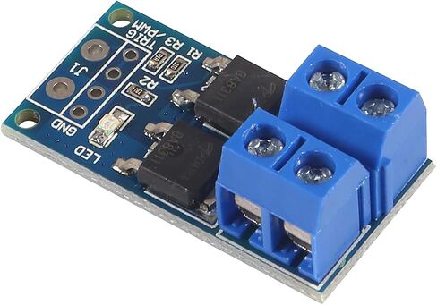 10pcs DC 5V-36V 15A 400W Dual High Power MOS Transistor Driving Module FET Trigger Switch Drive Board 0-20KHz PWM Motor Speed Controller in Saudi Arabia