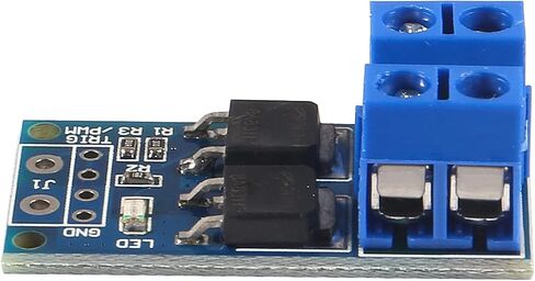 10pcs DC 5V-36V 15A 400W Dual High Power MOS Transistor Driving Module FET Trigger Switch Drive Board 0-20KHz PWM Motor Speed Controller in Saudi Arabia