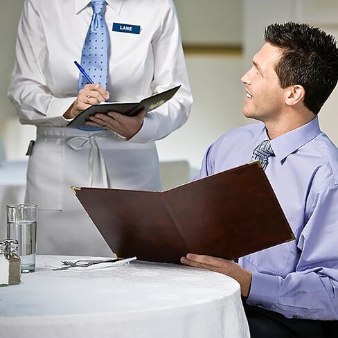 20 Pcs Server Books, Check Presenters for Restaurants, PVC Server Books for Waitress Guest Check Holder in Kuwait